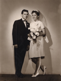 Wedding of Christa Tippeltová and Josef Petrásek, 1962 