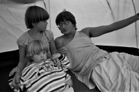 Jiří Reidinger s dcerami, 1998