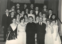 Maturitní ples Střední zahradnické a technické školy, Praha, 1964