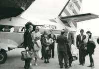 Přivítání lorda Rothschilda na ostravském letišti 