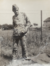 During his military service in Podbořany, 1971