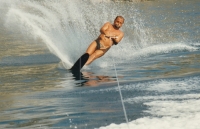 When water skiing in 1973
