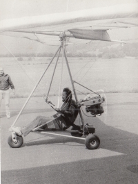 Prototype of an ultralight trike, 1986