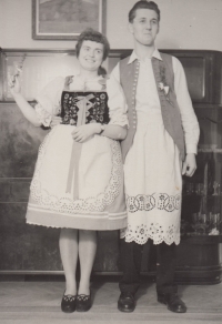 Jan Kašpařík jako stárek, rok 1958