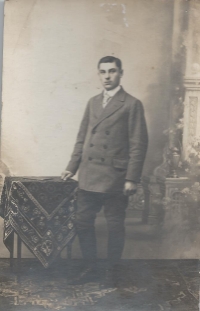 Břetislav Netolický st., otec pamětníka, 1916