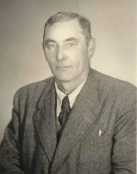 Otec Břetislav Netolický st., Písek, 1955