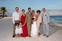 The wedding of son David  - a photo of the whole family.

