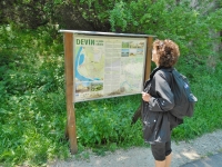 Family in Bratislava, hotel Devín.

