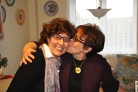 Photo of Dana with her sister Marta.
