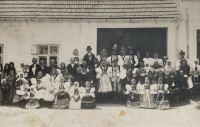 Svatba stařečka v roce 1924
