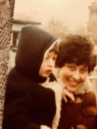 David as a child in New Jersey.

