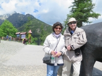 Dana a jej manžel na výlete v Tatrách
