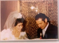 Photo of Dana and Juraj before the wedding.

