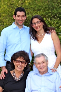 Family photo, parents with children.
