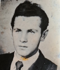 Jan Sýkora v 17 letech, 1952