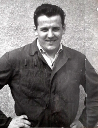 Josef Jonáš in the army, Louny, between 1962-1964
