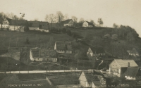 Pre-war postcard of Pěkov near Police nad Metují