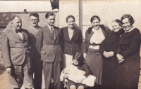 Family photo from 1936. Second from the left Josef Jáchym, member of resistance executed by the Nazis
