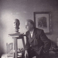 Uncle Josef Sláma, sculptor