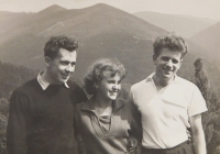 Zdeněk Zerzáň v Koutech nad Desnou v roce 1956