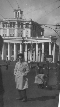 Zdeněk Zerzáň v Moskvě v roce 1956