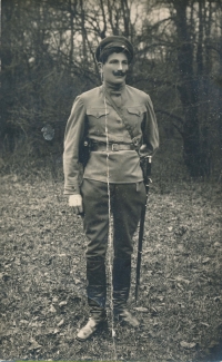 Jaroslav Komorous, čs. legionář, cca 1920