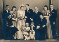 Svatba rodičů, 1948