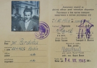 ID card of a participant in the guerrilla resistance