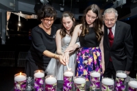 Grandparents with granddaughters.

