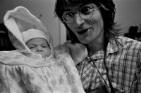 Jiří Reidinger s dcerou Kristýnou, 1995