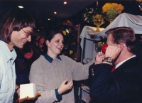Jiří Reidinger, Václav Havel's 60th birthday party, 1996
