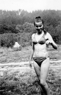 Jana Šilerová / Vranovská přehrada / 1971