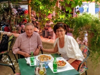 Dana with her husband Juraj in Dubrovnik.
