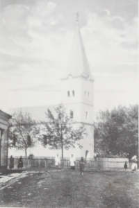 Kostel ve Sválavě na Podkarpatské Rusi