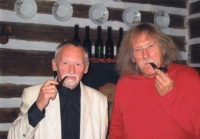 S Lubomírem Brabcem na Šormově statku, 2009