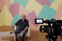 Володимир Швець під час інтерв'ю, червень 2021 р. 

