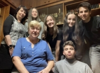 Žákovský tým s Evou Červenkovou