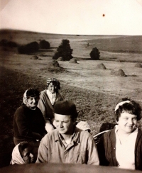 Field work in the Unified Agricultural Cooperative Nyklovice. 1960's