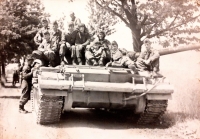 Vojenské cvičení, Radostín, okolo roku 1961