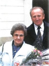 S manželkou Zdenkou v roce 1996