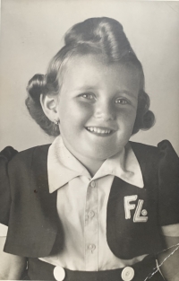 Lýdia as a child already with his uncle in Banská Bystrica