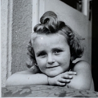 Lydia as a hidden child at her uncle's in Banská Bystrica