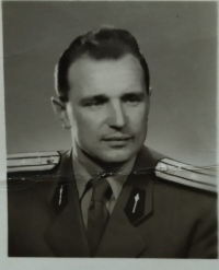Karel Mikolín as a soldier