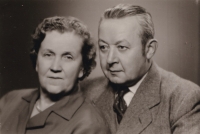 Rodiče pamětníka Marie a Josef Richterovi, 50. léta 20. století