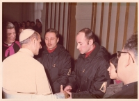 Jan Kyncl s papežem Pavlem VI., 22. 1. 1969