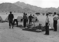 Expedice Hoggar 1969, bivak v poušti