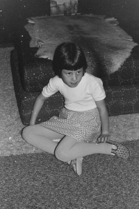 Josef Bauer´s daughter Magdaléna in the 1980s