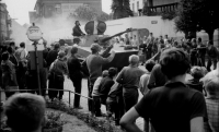 V srpnu 1968 vyfotil Bořivoj Černý sovětské okupanty při průjezdu Stříbrem