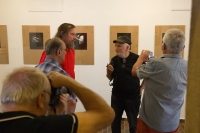 Výstava fotografií Jaroslava Beneše a Miroslava Machotky, vernisáž, Rabasova galerie, Rakovník, 2017