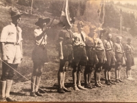 Scouts from Trhové Sviny on a brigade